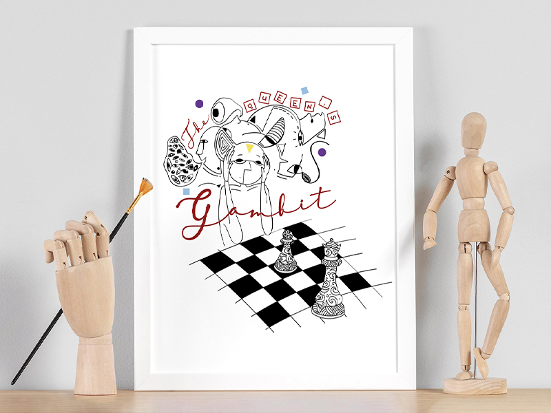 Queens-gambit-illustration